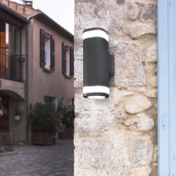 Facade double-sided luminaire VIDEX VL-AR072G 2XGU10 BRUNO-GRAY