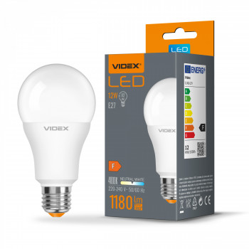 LED Bulb VIDEX-E27-A60-12W-NW