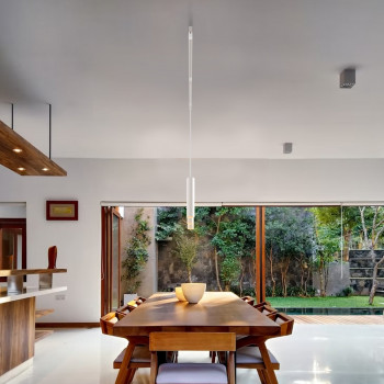 Track-mounted 1-phase spotlight luminaire LED pendant track lamp VIDEX 10W 4100K white VL-ST-10034W