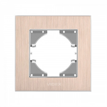 Frame copper aluminum single horizontal VIDEX BINERA VF-BNFRA1H-CP