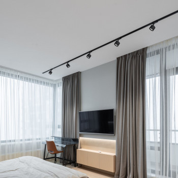 Spot track luminaire VIDEX for GX53 lamp VL-SPF17C-BP