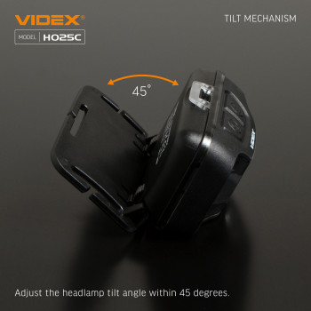 LED Headlamp VIDEX VLF-H025C 310Lm 5000K