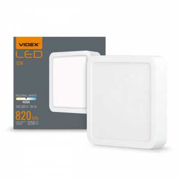 LED Surface Downlight Fixture VIDEX DOWNLIGHT-LED-DLSS-12W-NW VLE-DLSS-124