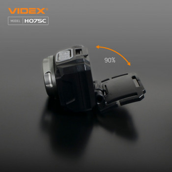 LED Headlamp VIDEX VLF-H075C 550Lm 5000K