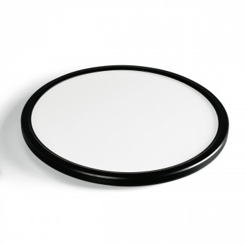 LED Ceiling Light with decorative backlight VIDEX DL5R 22W 3000K-4000K-5000K 220V Black