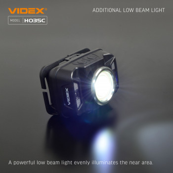 LED Headlamp VIDEX VLF-H035C 410Lm 5000K