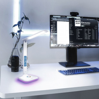 LED Dimmable Desk Lamp 7.5W VIDEX DESK-LAMP-NAIROBI-WHITE VLE-TF05W-RGB