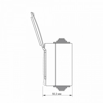 IP65 Single schuko socket, surface mounting, Gray VIDEX BINERA VF-BNW21G-G