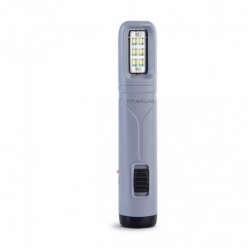 Portable flashlight with solar battery TITANUM TLF-T10SO