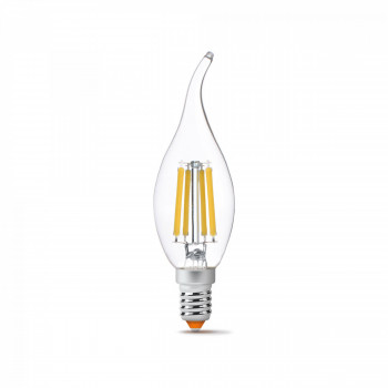 LED Bulb VIDEX-E14-C35-6W-FIL-FLAME-NW