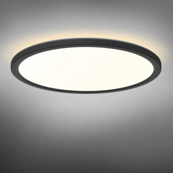 LED Ceiling Light with decorative backlight VIDEX DL5R 22W 3000K-4000K-5000K 220V Black