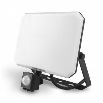 LED Floodlight with motion sensor VIDEX FLOOD-LED-F3-PIR-50W-5K VLE-F3-0505B-S