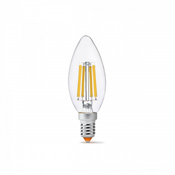 LED Bulb VIDEX-E14-C35-6W-FIL-WW