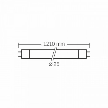 LED T8 Glass Tube VIDEX-T8-LED-120-18W-CW