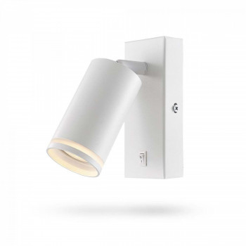 Wall-mounted spot luminaire VIDEX-GU10-KENT-WHITE VL-SPF05E-W