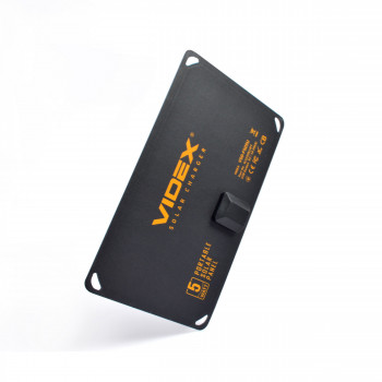 Portable solar charger VIDEX VSO-F505U 5W, panel Mono+ETFE (1 USB port), size 252x155x14mm, IP68, weight 150g