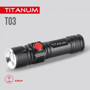 Portable LED flashlight TITANUM TLF-T03 230Lm 6500K
