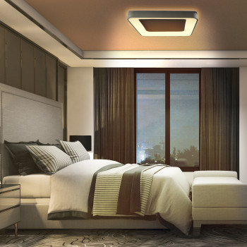 LED Ceiling Fixture VIDEX LED-EDGE-SC-72W-BLACK