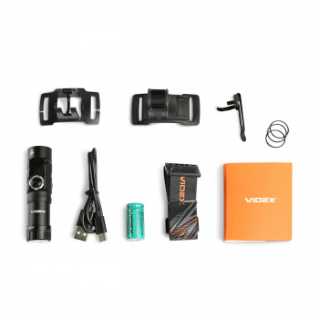 LED Portable Flashlight VIDEX VLF-A244RH 600Lm 5000K