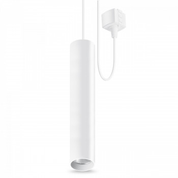 Track-mounted 1-phase spotlight luminaire LED pendant track lamp VIDEX 10W 4100K white VL-ST-10034W