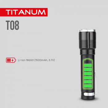 Portable LED flashlight TITANUM TLF-T08 700Lm 6500K