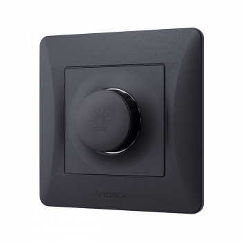 Dimmer 600W black graphite VIDEX BINERA VF-BNDM600-BG