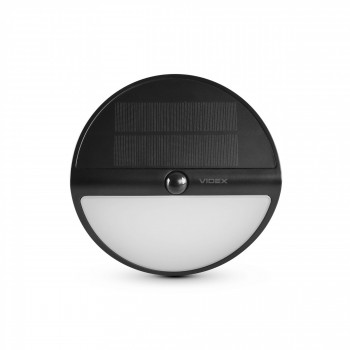 LED Solar Wall Light with motion sensor IP54 VIDEX VL-BHSO-002-S 500Lm 5000K
