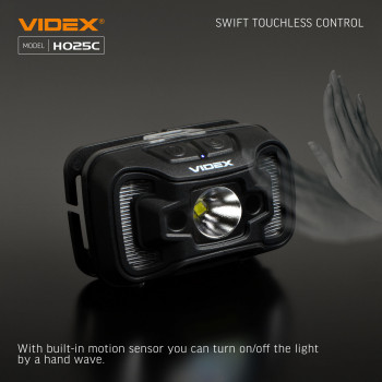 LED Headlamp VIDEX VLF-H025C 310Lm 5000K