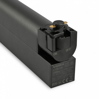 Track-mounted 1-phase spotlight luminaire LED 15W 1300Lm 4100K 220V, VIDEX VL-TR06-154B