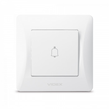 Doorbell button white VIDEX BINERA VF-BNDB1-W