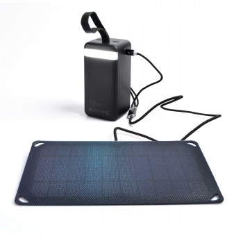 Portable solar charger VIDEX VSO-F505U 5W, panel Mono+ETFE (1 USB port), size 252x155x14mm, IP68, weight 150g
