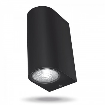 Facade double-sided luminaire VIDEX VL-AR032-062B 6W PELLE-BLACK
