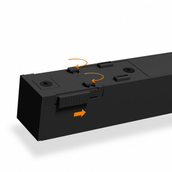 LED Light for Magnetic slim track light system VIDEX VL-TRMS-LD430B Black