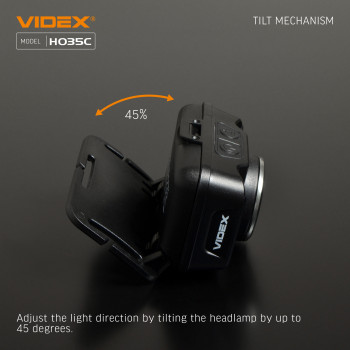 LED Headlamp VIDEX VLF-H035C 410Lm 5000K