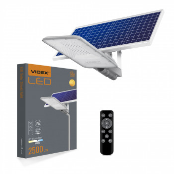 LED Solar Street light VIDEX-STREET-LED-SOLAR-LANA-100W-NW VL-SLSO-305