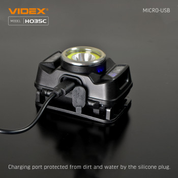 LED Headlamp VIDEX VLF-H035C 410Lm 5000K