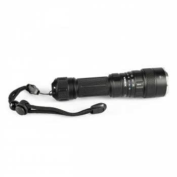 LED Portable Flashlight Tactical (built-in Red/Green light) VIDEX VLF-AT255RG 2000Lm 5000K