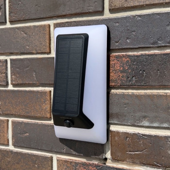 LED Solar Wall Light with motion sensor IP54 VIDEX VL-BHSO-003-S 500Lm 5000K