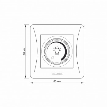 Dimmer LED 200W white VIDEX BINERA VF-BNDML200-W