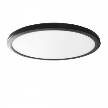 LED Ceiling Light with decorative backlight VIDEX DL5R 22W 3000K-4000K-5000K 220V Black