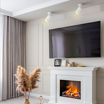 Wall and ceiling spotlight luminaire VIDEX-GU10-GRANT-WHITE VL-SPF02B-WP