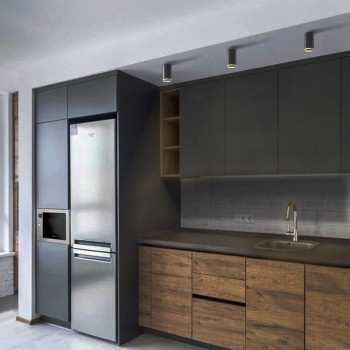 Ceiling spotlight luminaire VIDEX-GU10-CARMELO-BLACK VL-SPF05A-B