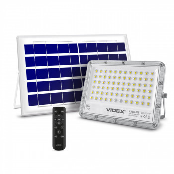 LED Solar Floodlight 50W VIDEX VL-FSO2-505
