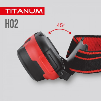 LED headlamp TITANUM TLF-H02 100Lm 6500K