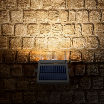 LED Solar Wall Light IP54 VIDEX 600Lm 5000K with motion Sensor VL-WLSO-025-S