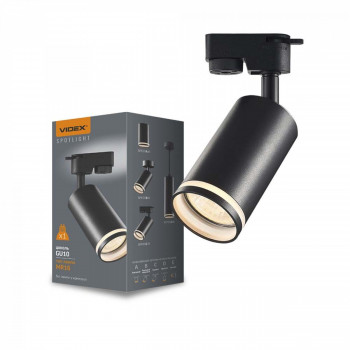 Spot track luminaire VIDEX GU10-SKOT-BLACK VL-SPF05C-B