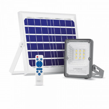 LED Solar Floodlight 20W VIDEX FLOOD-LED-SOLAR-GELIO-20W-NW VLE-FSO-205