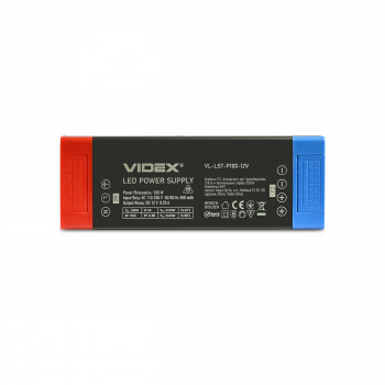 Power supply for LED strip DC 12V, 8.25A, 100W, IP20, VIDEX VL-LST-P100-12V