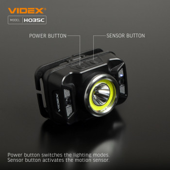 LED Headlamp VIDEX VLF-H035C 410Lm 5000K