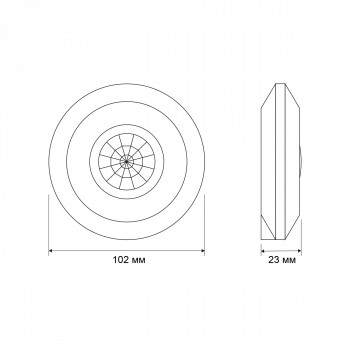 PIR motion and light sensor VIDEX VL-SPC05W 800W White 